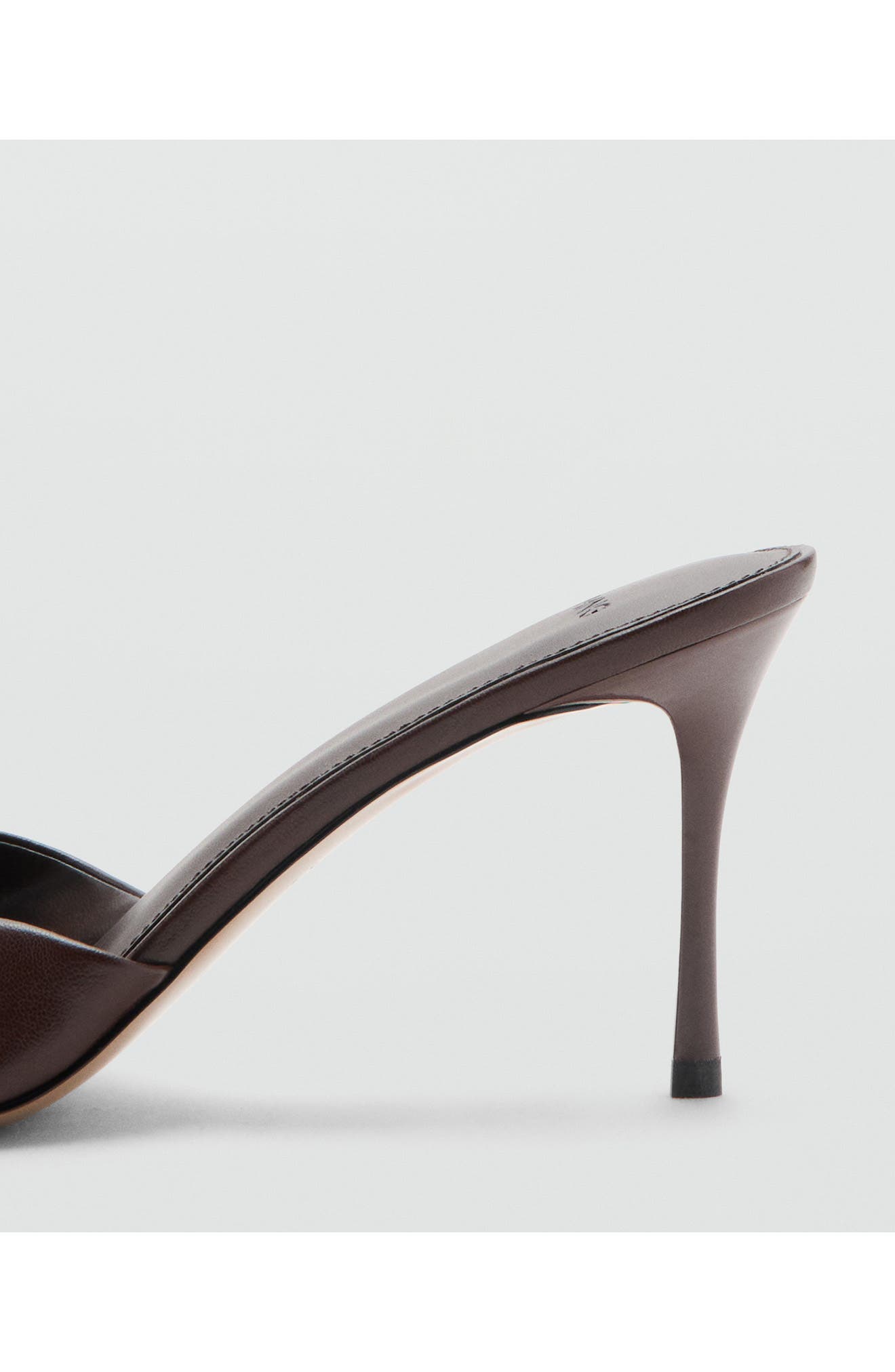 Knot Stiletto Heel Sandal, Alternate, color, CHOCOLATE