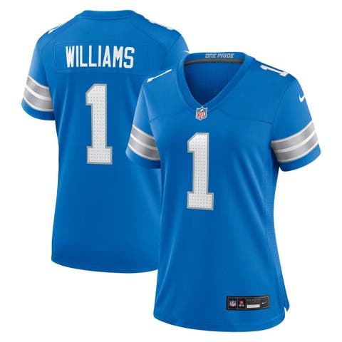Women's Nike Jameson Williams Blue Detroit Lions Game Player Jersey