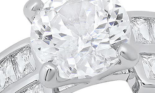 Hmy Jewelry Simulated Diamond Stacked Ring In Metallic