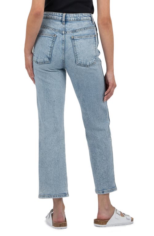 KUT FROM THE KLOTH KUT FROM THE KLOTH MELISSA HIGH WAIST ANKLE STRAIGHT LEG JEANS