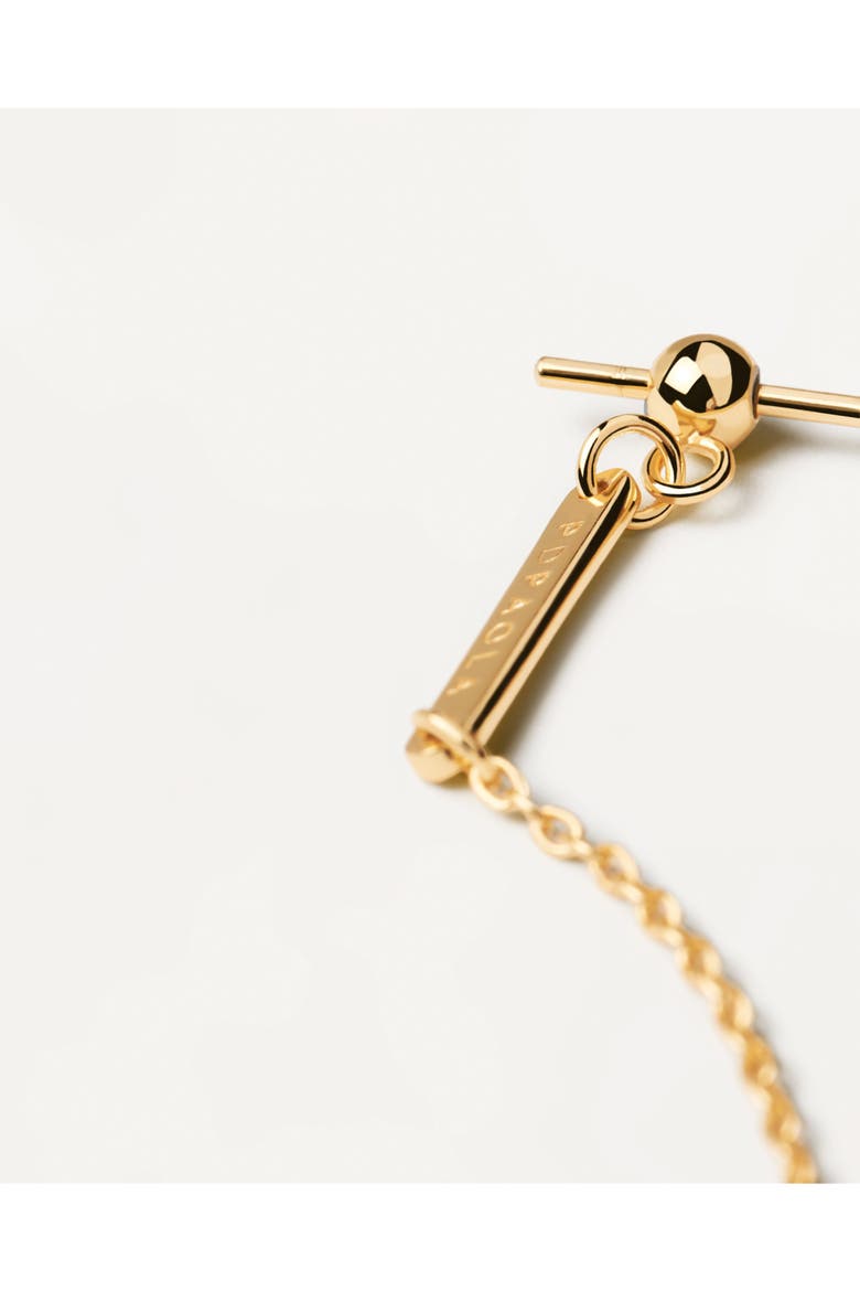 Charms Chain Necklace, Alternate, color, Brass