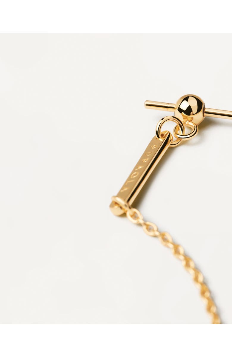 PDPAOLA Charms Chain Necklace, Alternate, color, Brass