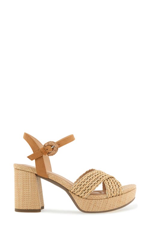 Reaction Kenneth Cole Reeva Platform Sandal In Neutral