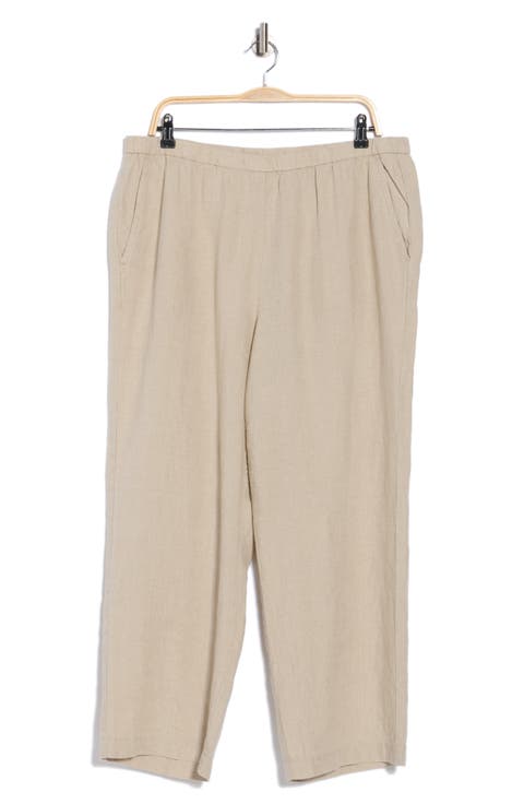 Organic Linen Ankle Pants