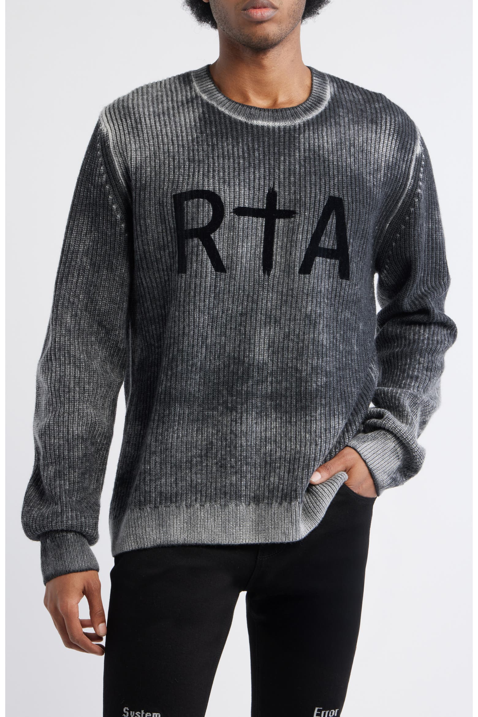 Ethan Washed Relaxed Fit Sweater