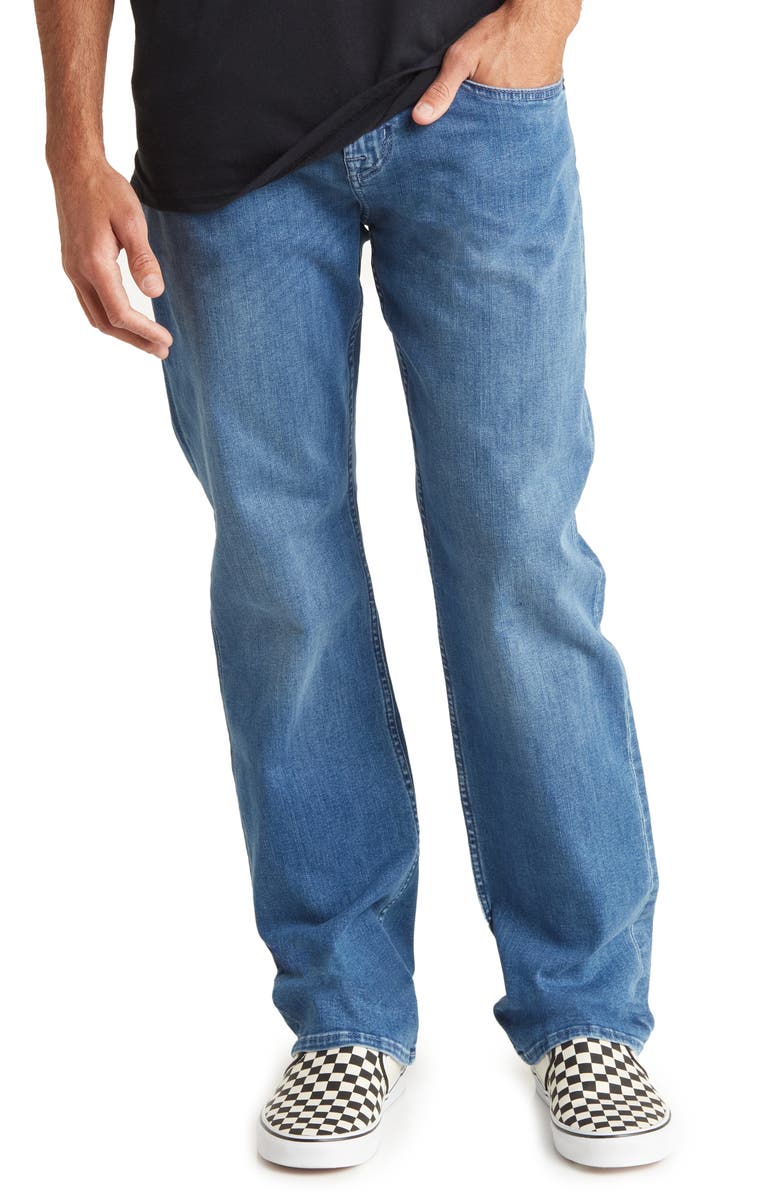 7 For All Mankind Austyn Squiggle Stretch Straight Leg Jeans, Main, color,