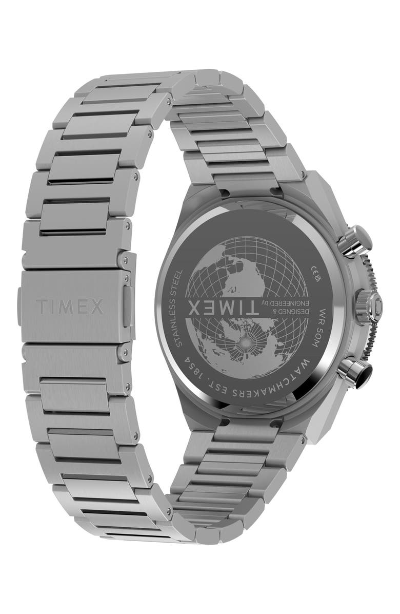 Timex<sup>®</sup> Continental Bracelet Watch, 40mm, Alternate, color, Silver/ Silver-Tone
