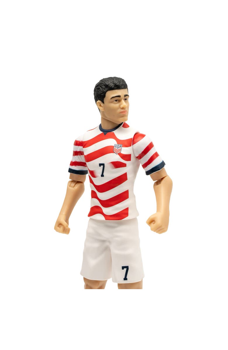 Banbo Toys Sockers 2026 USMNT Gio Reyna 8" Soccer Action Figure, Alternate, color, Red