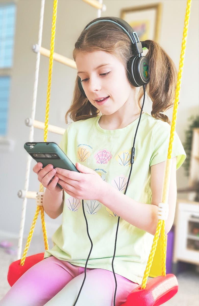 MEE audio KidJamz KJ55AUX  3.5mm Headphones for Kids w/ Mic, Alternate, color, Black