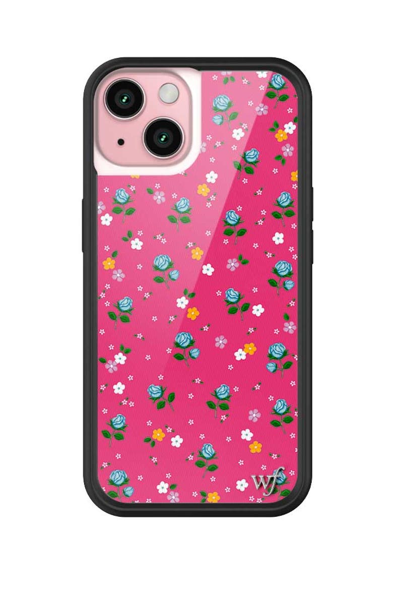 Pink Dainty Florals iPhone Case, Alternate, color, Pink