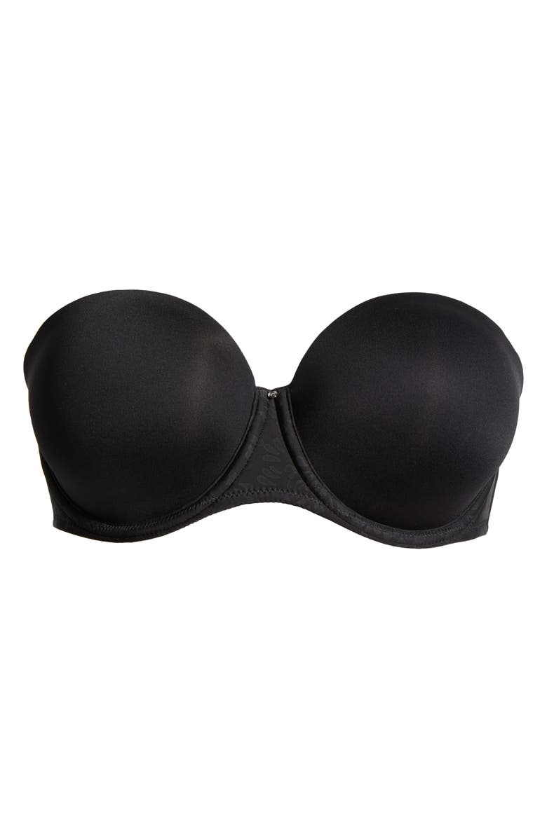 Chantelle Lingerie Full Bust Strapless Underwire Bra, Alternate, color, Black