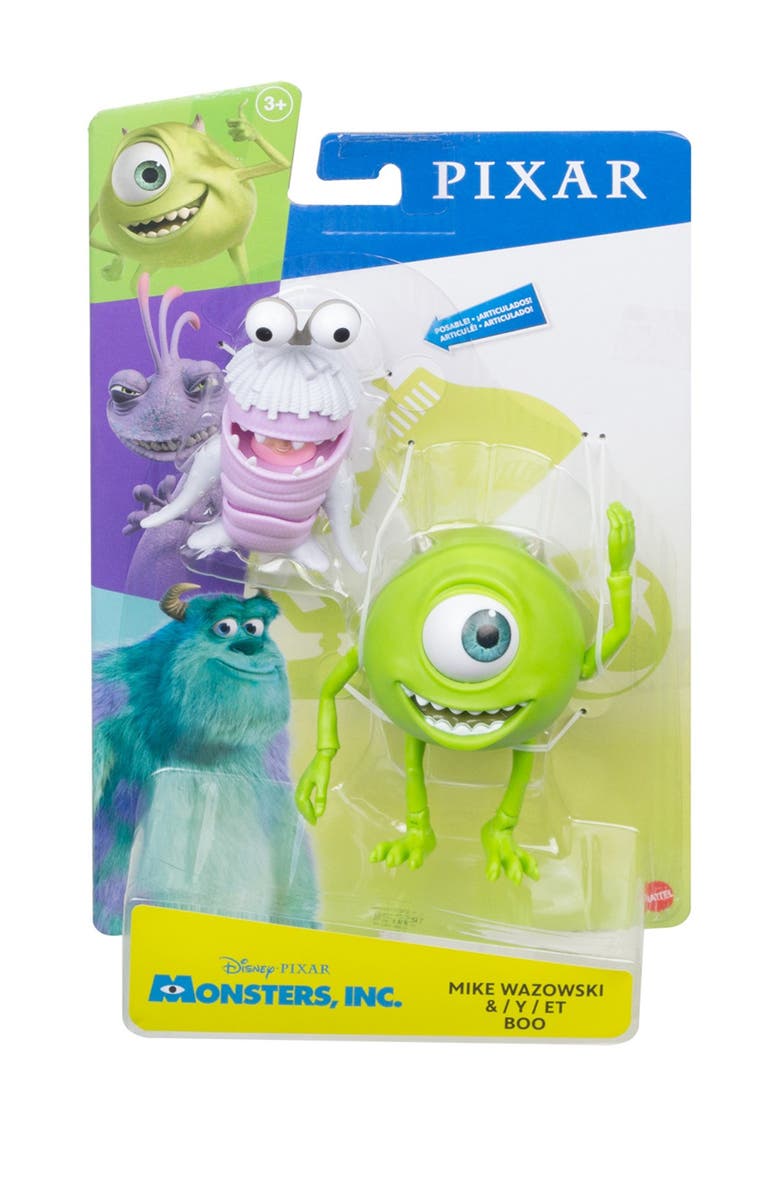 Mattel Disney Pixar Monsters, Inc. Mike Wazowski & Boo Figurine Playset, Alternate, color, 