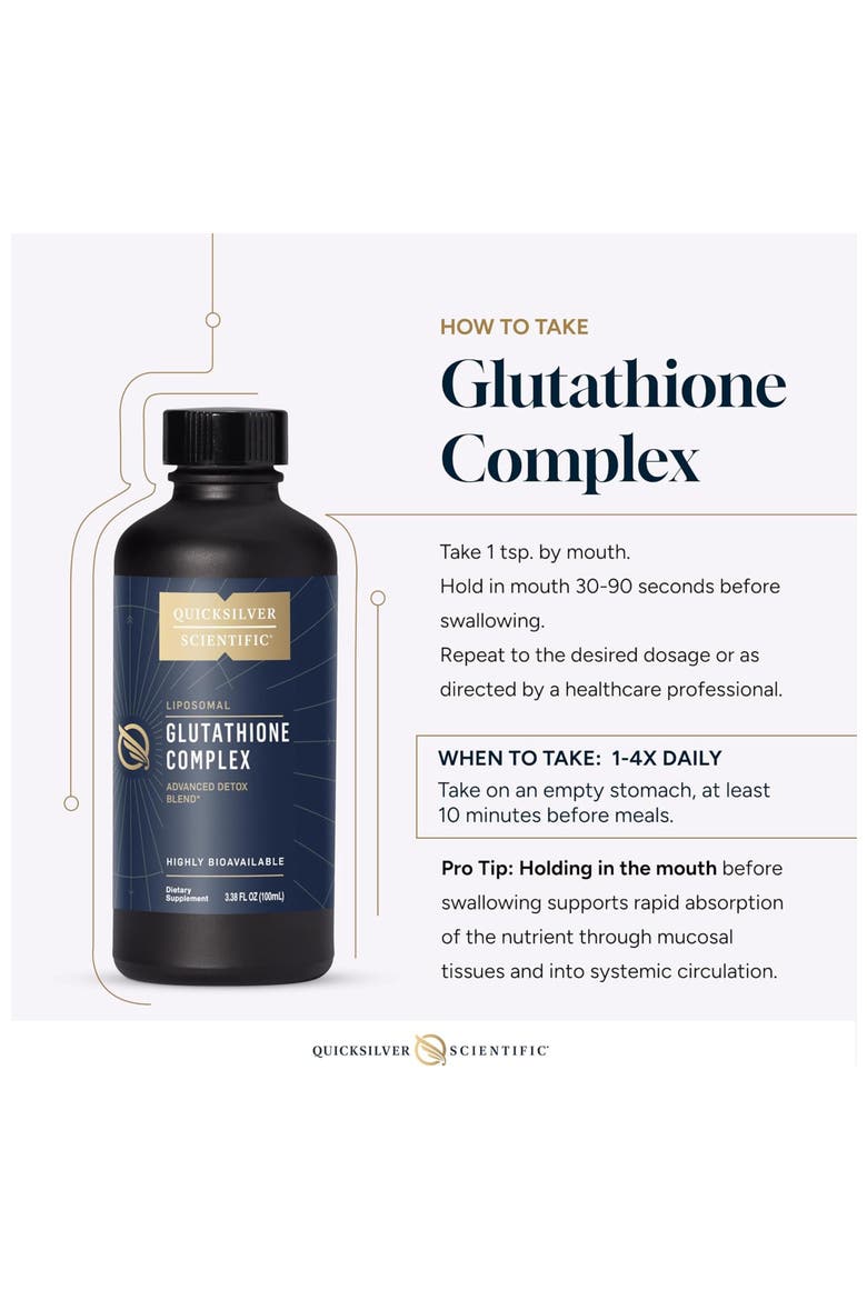 Glutathione Complex Milk Thistle and Vitamin B Complex Liquid Supplement, Alternate, color, None