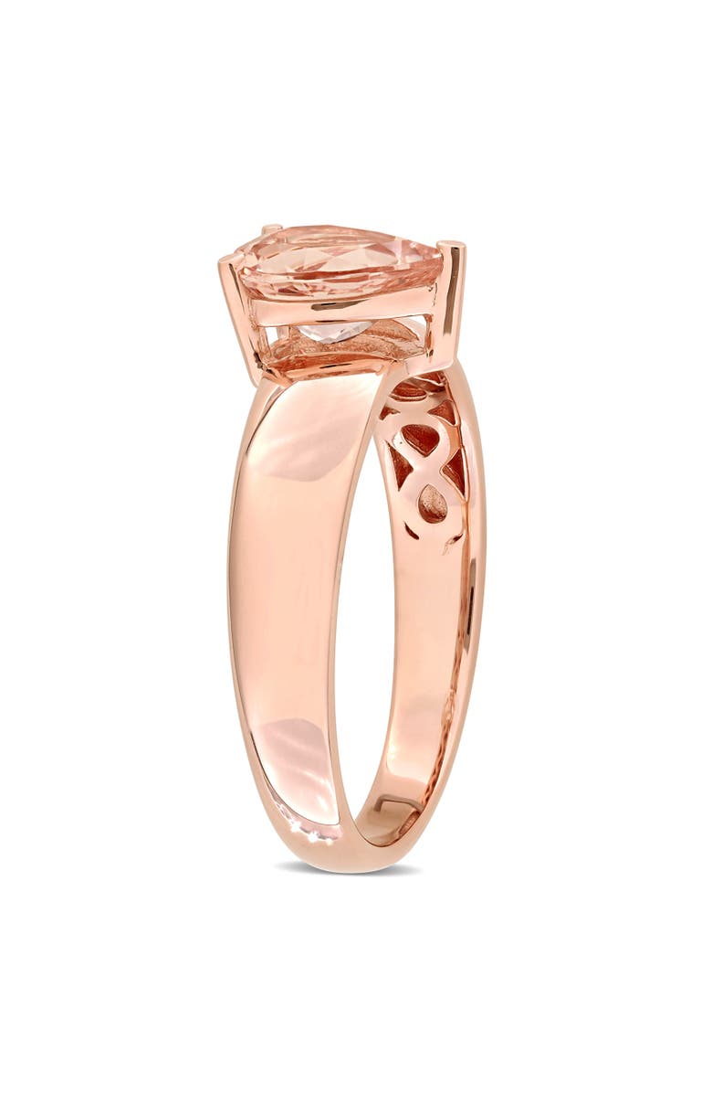 Julianna B. Morganite Teardrop Solitaire Ring 14k, Alternate, color, Morganite