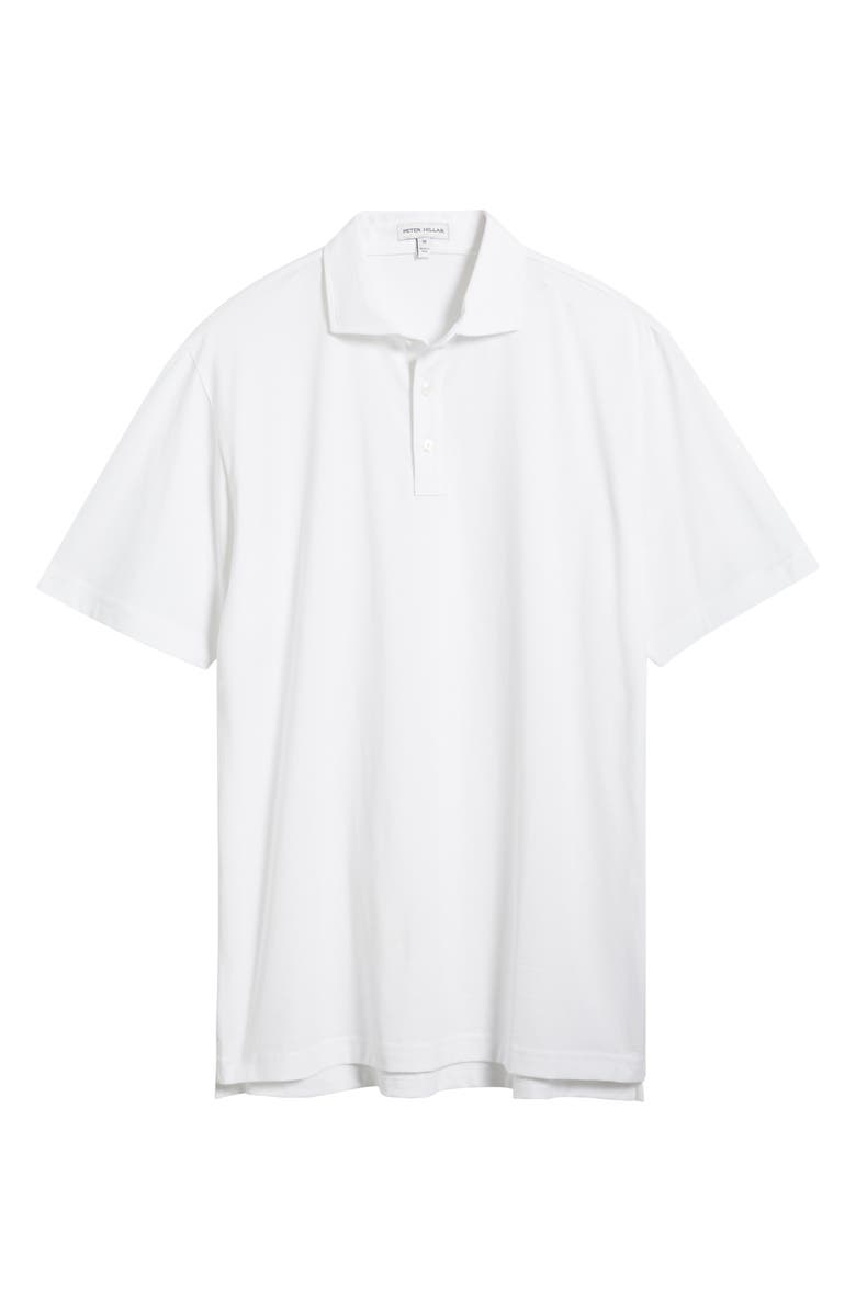 Peter Millar Crown Comfort Pima Cotton Polo, Alternate, color, White