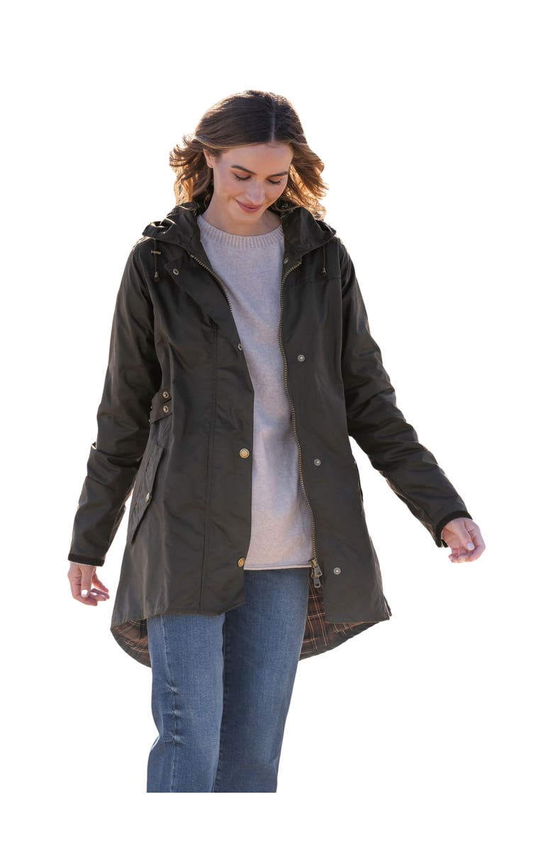 Celtic & Co. Wax Riding Coat, Main, color, 