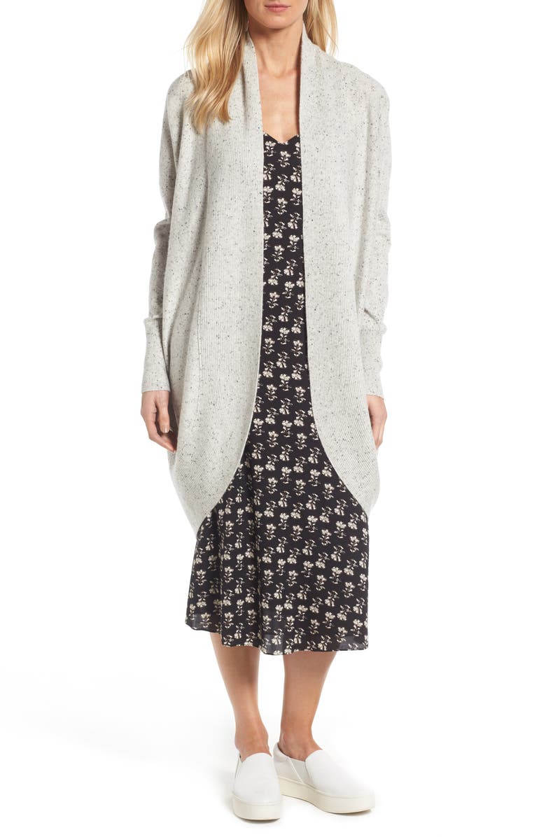 Nordstrom Signature Cashmere Cocoon Cardigan, Main, color, 