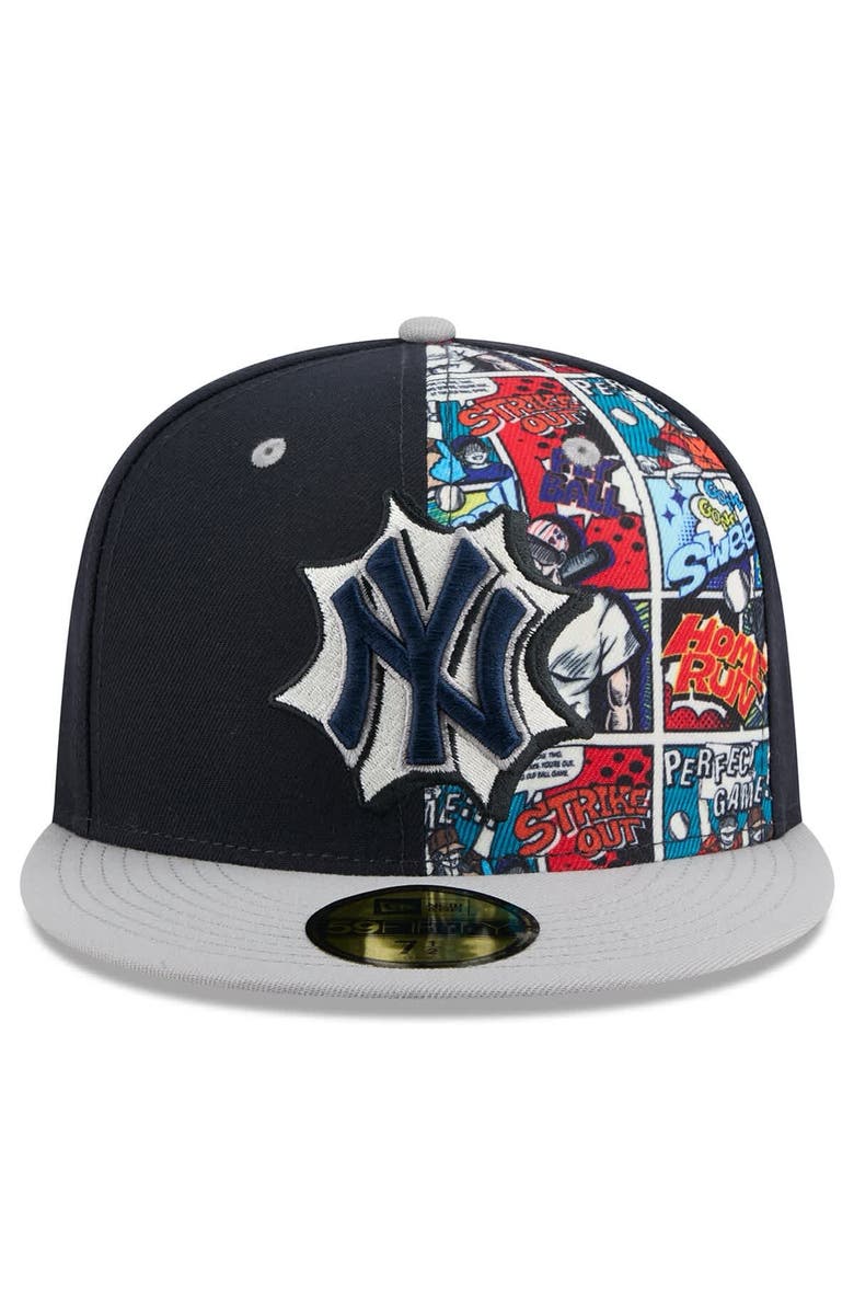 New Era Men's New Era Navy/Gray New York Yankees 2025 MLB Diamond Hero Edition 59FIFTY Fitted Hat, Alternate, color, 