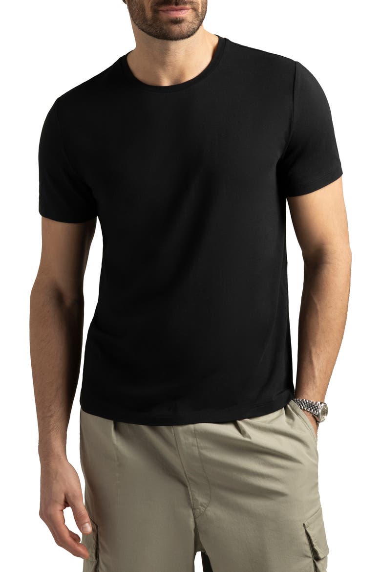 Topanga Performance T-Shirt, Main, color, BLACK BEAUTY
