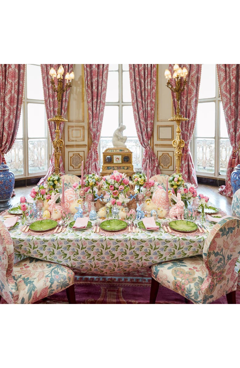 Mrs. Alice Serena Cabbage Dinner Plates, Alternate, color, Green