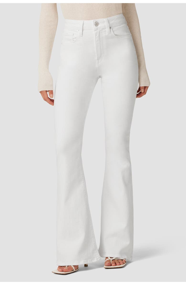 Hudson Jeans Holly Flare Petite, Main, color, White