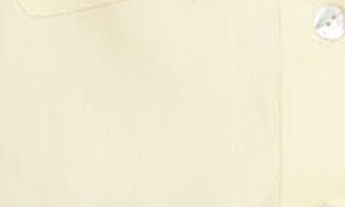 Vince Linen Blend Button-up Shirt In Pomelo