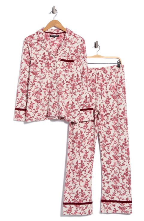 Velvet Trim Pajamas
