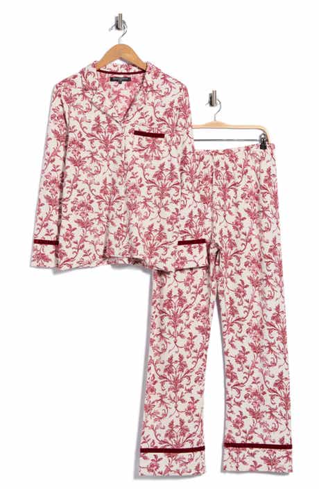 Velvet Trim Pajamas