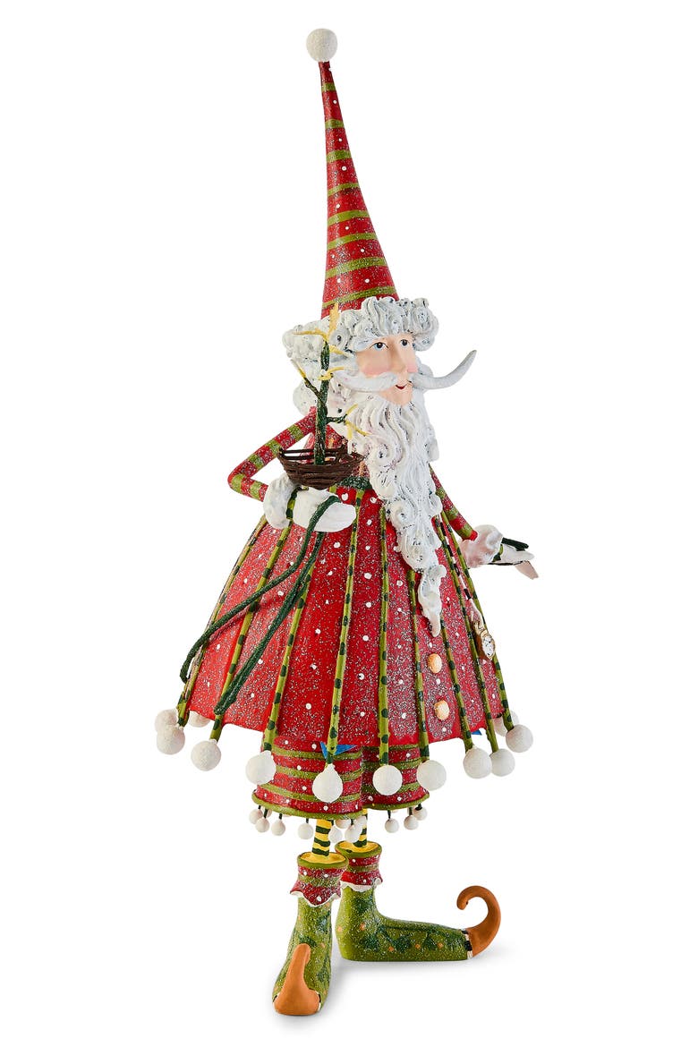 Dash Away Santa Christmas Figurine, Alternate, color, RED
