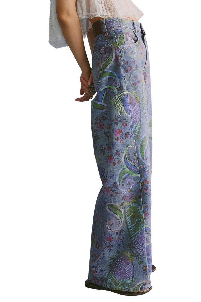 Alter Ego Wide Leg Jeans, Alternate, color, DUSK COMBO