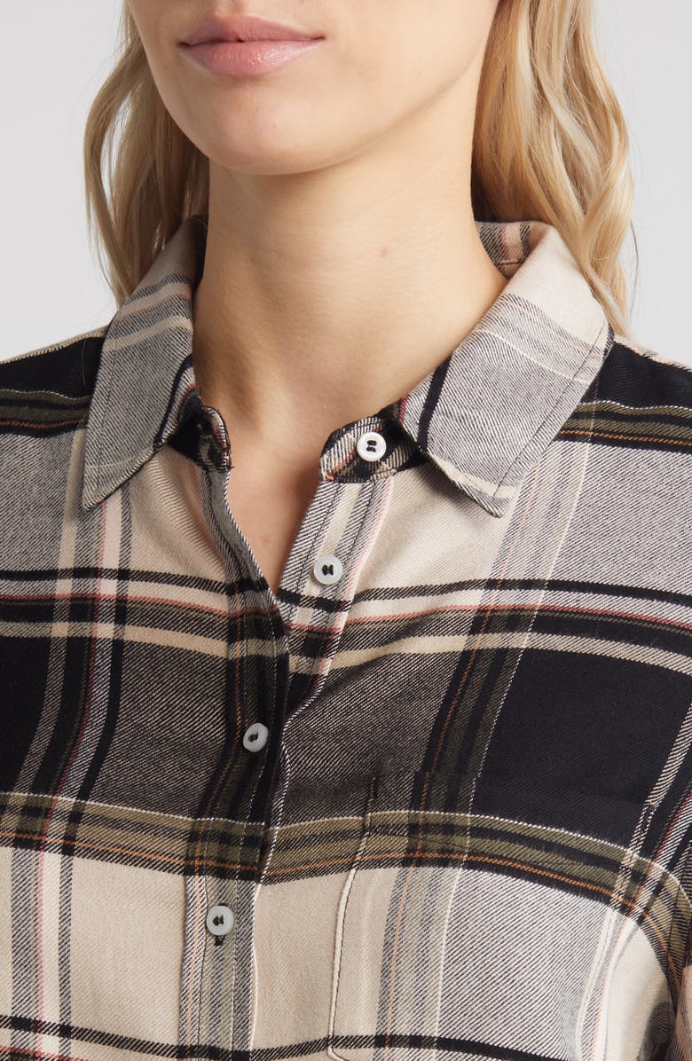 Caslon<sup>®</sup> Plaid Flannel Button-Up Shirt, Alternate, color,