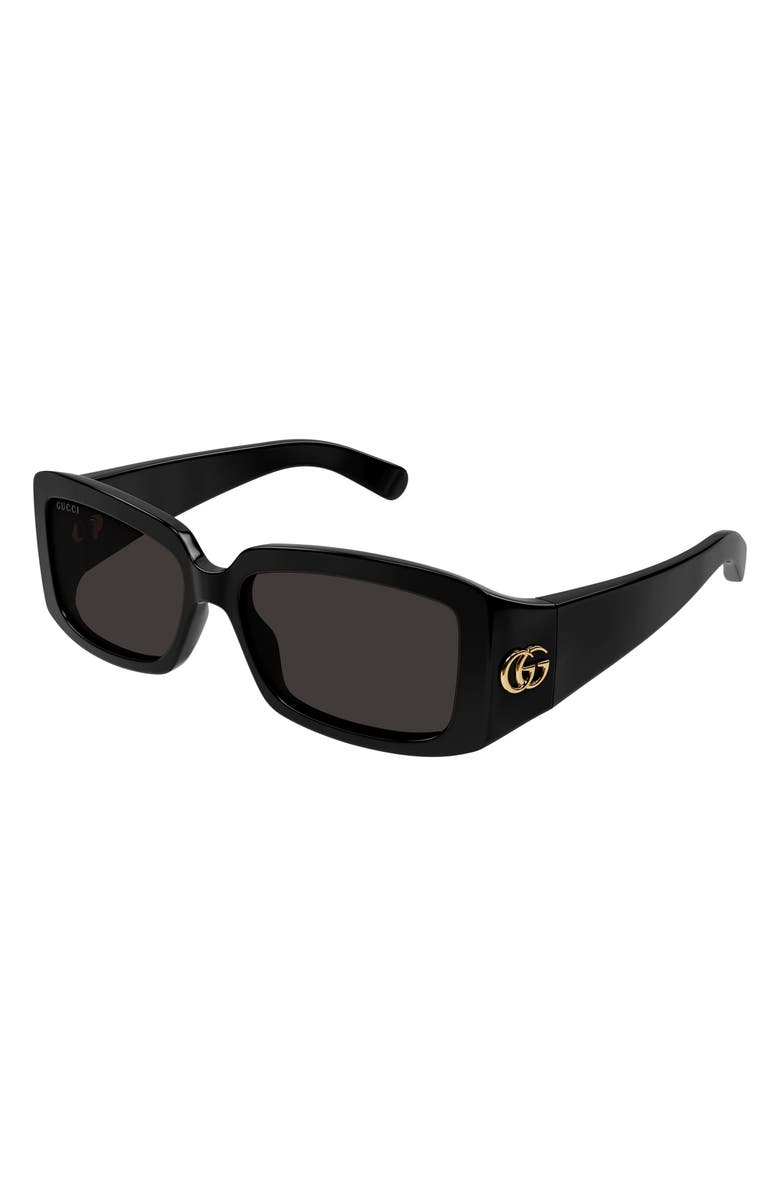 Gucci Rectangular Sunglasses, Alternate, color,