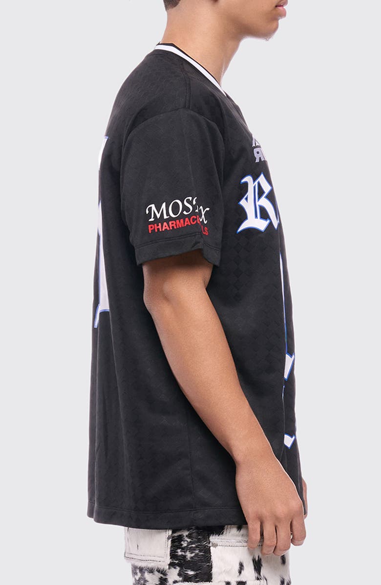 Rolling Loud Victory Short Sleeve Soccer Jersey, Alternate, color, Black