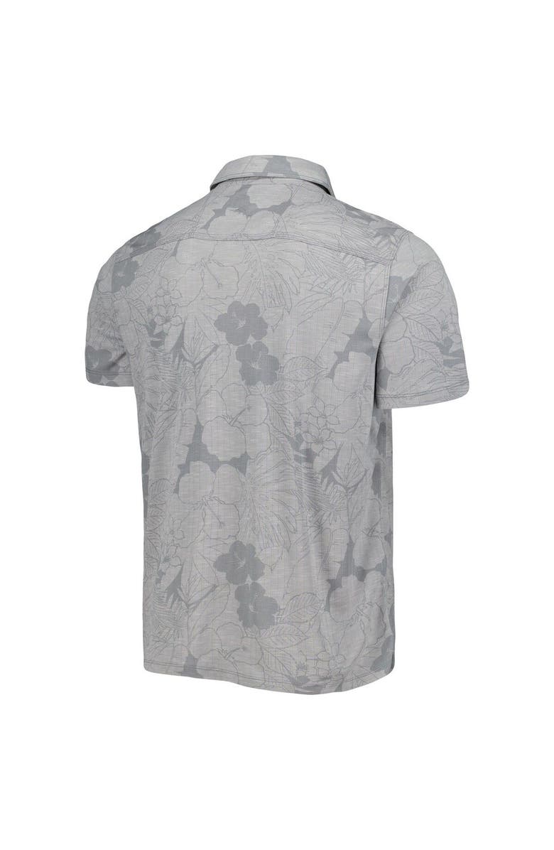 Tommy Bahama Men's Tommy Bahama Gray Chicago Cubs Blooms Polo, Alternate, color, Gray