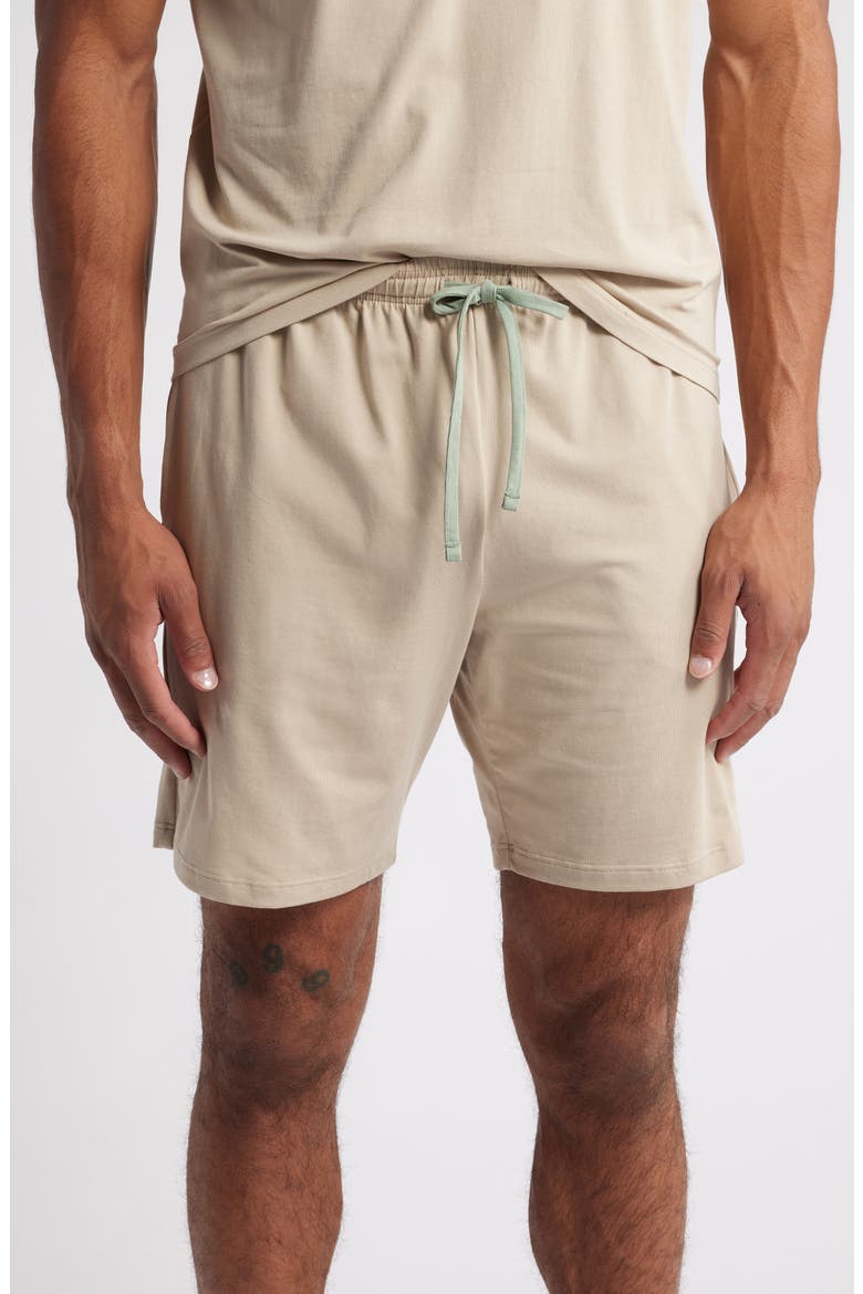 Mix Match Pajama Shorts, Alternate, color, LIGHT BEIGE