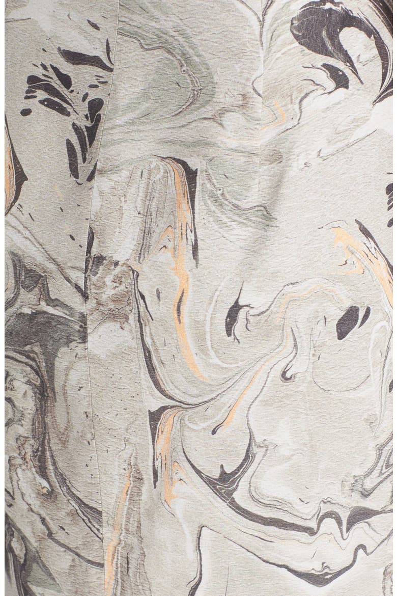 'Phereniki' Print Silk Skirt, Alternate, color, DOVE MULTI