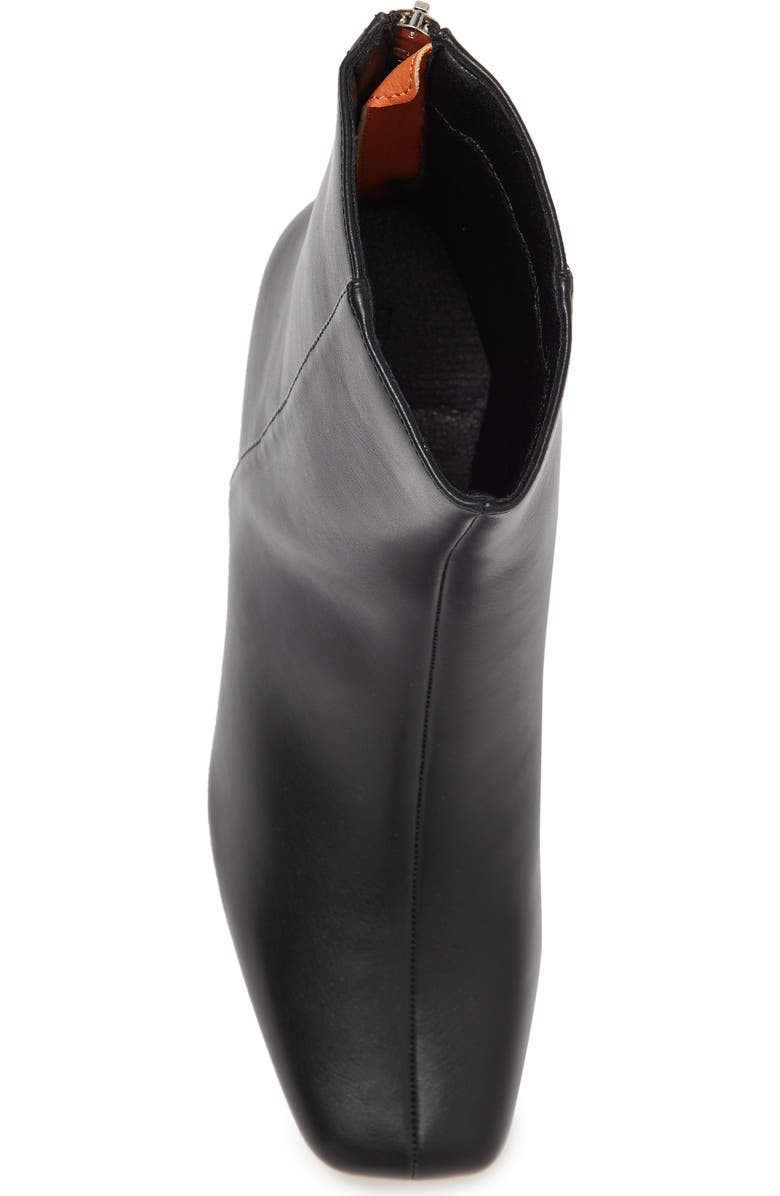 French Connection Zip Back Contrast Heel Boot, Alternate, color,