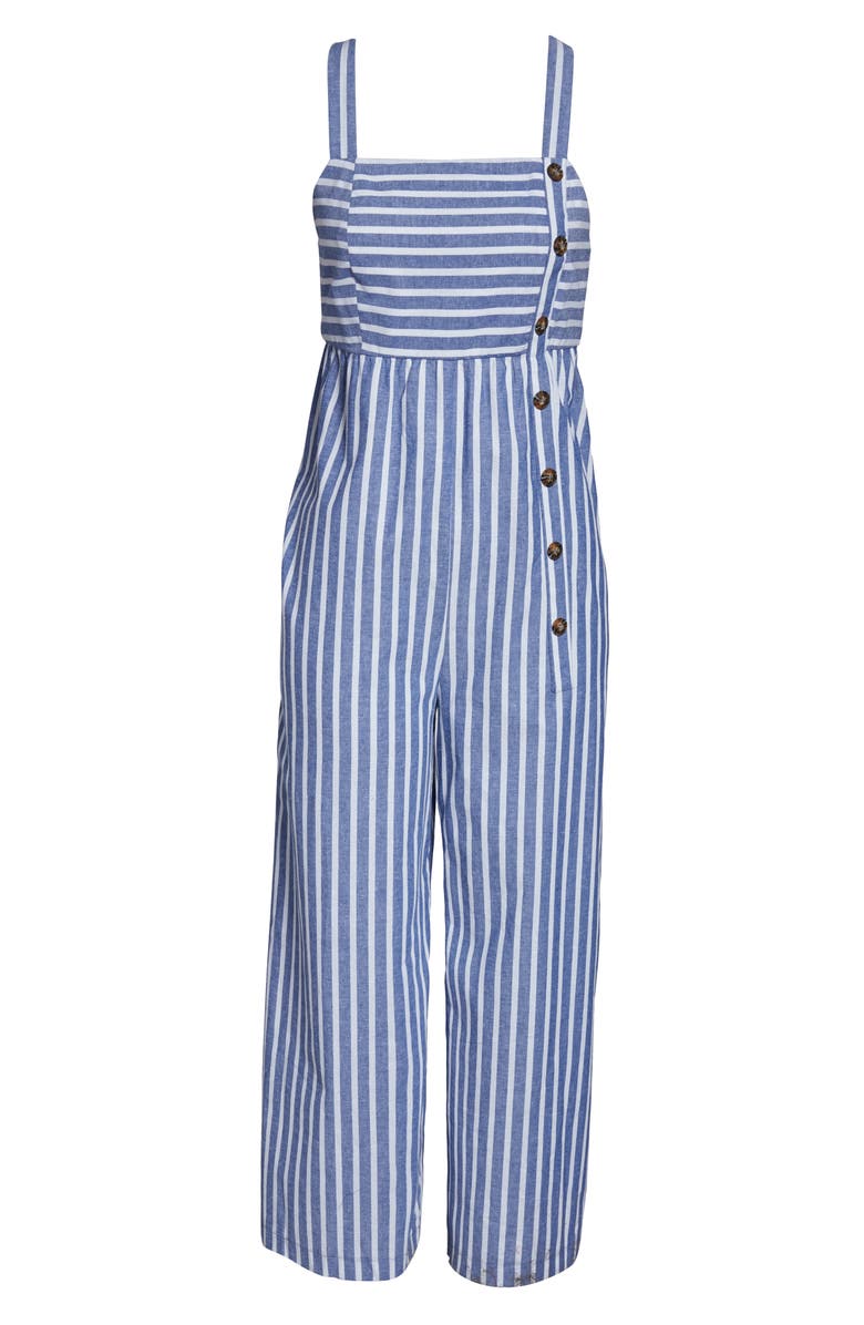 1901 Striped Wide Leg Jumpsuit, Alternate, color,
