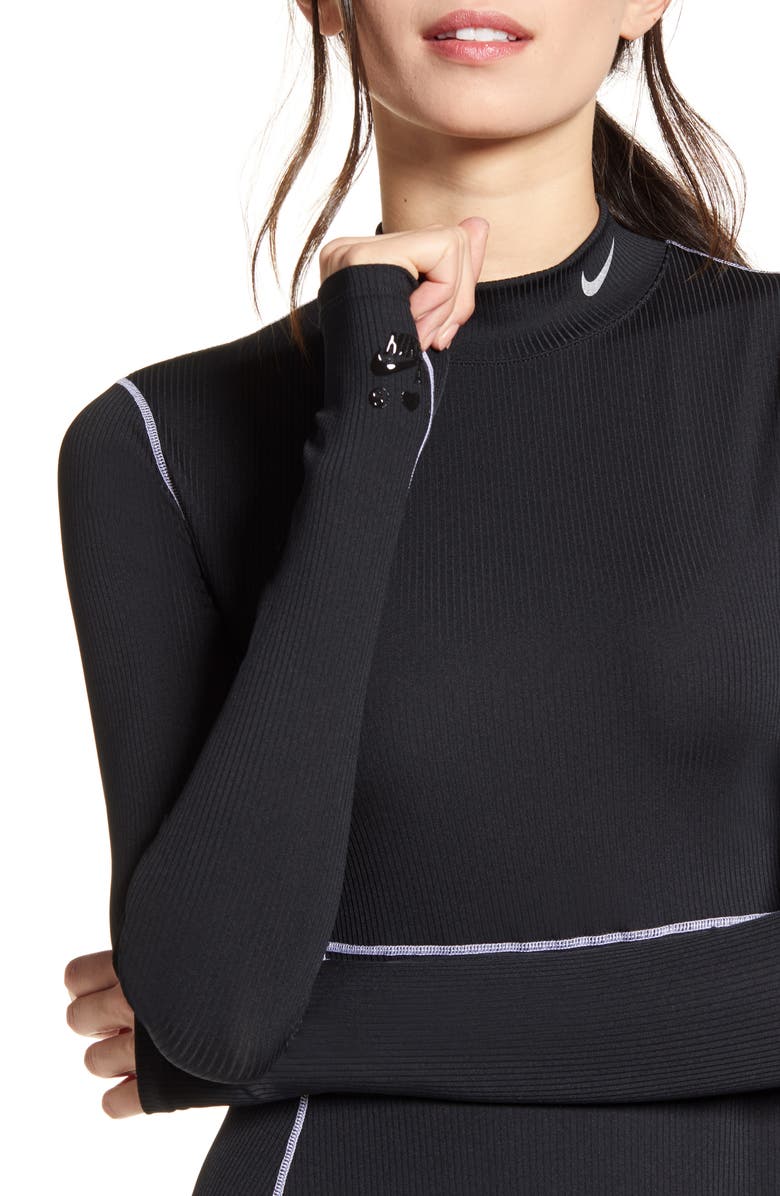 Nike x Olivia Kim NRG Long Sleeve Performance Tennis Dress, Alternate, color,