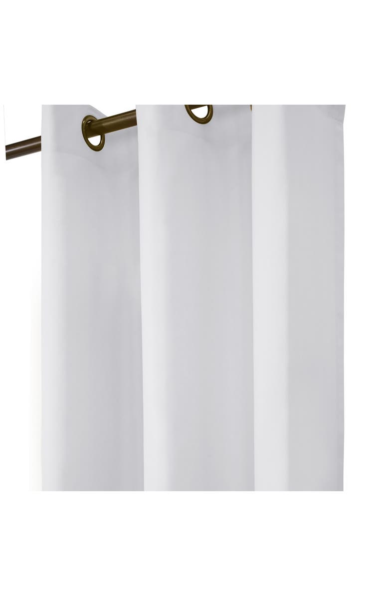 Outdoor Decor by Commonwealth Set of 2 Cotton Curtain Panels, Alternate, color, White