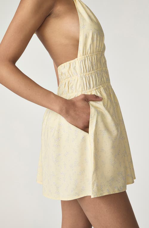 Florence By Mills Halter Minidress In Neutral