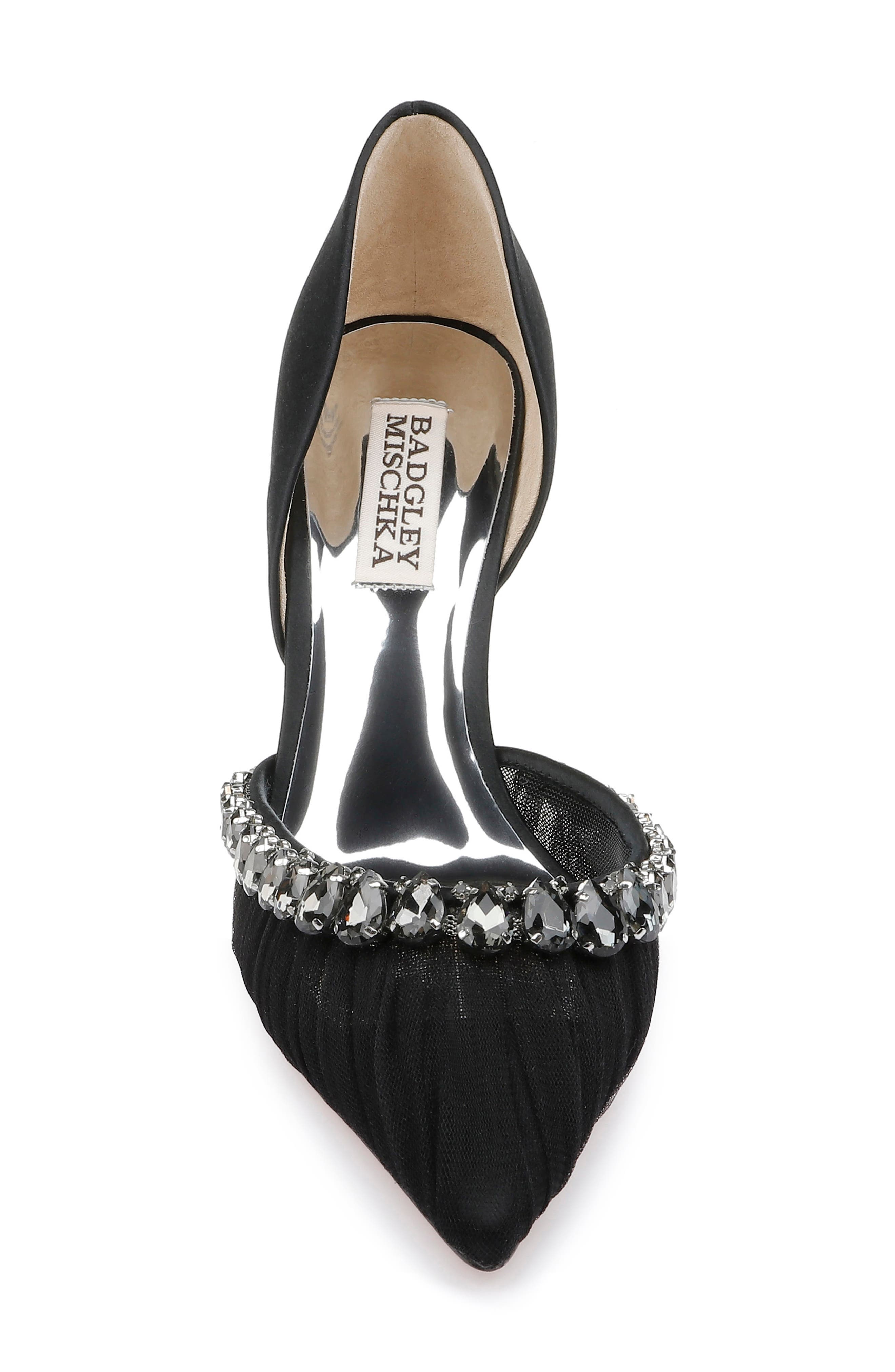 Badgley Mischka Collection Everley Pointed Toe d'Orsay Pump, Alternate, color, 