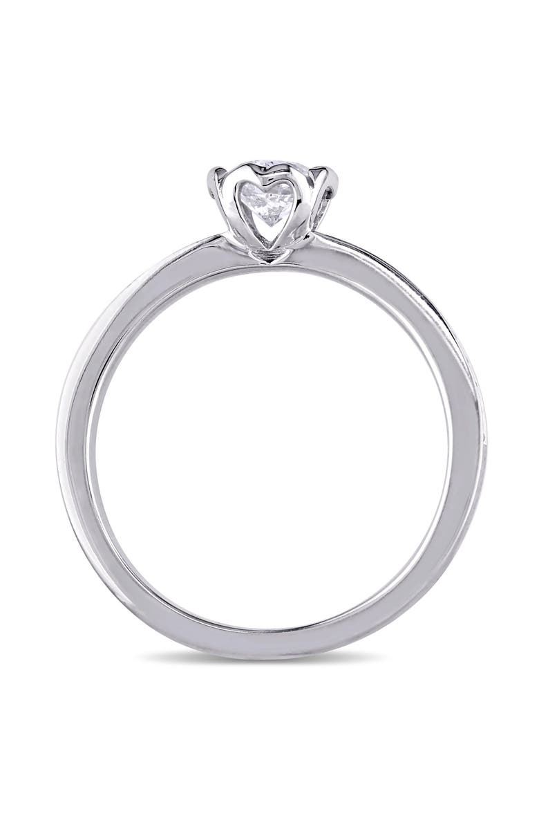 Julianna B. 5/8 CTW Diamond Floral Halo Engagement Ring 14k, Alternate, color, 14K White Gold