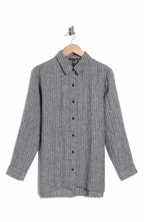 Collared Organic Linen Shirt