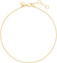 Brook and York Mae Bead Chain Anklet