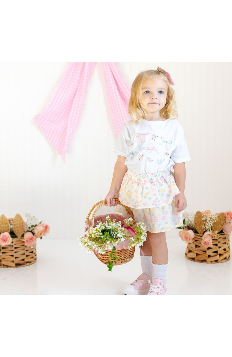 Sweet Wink Sweet Floral Skort, Alternate, color, Multicolor
