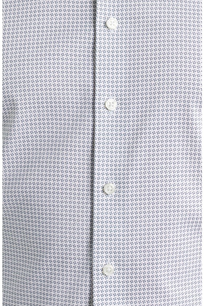 Trim Fit Geometric Print Premium Performance Dress Shirt, Alternate, color, NAVY- PINK CAYMUS GEO