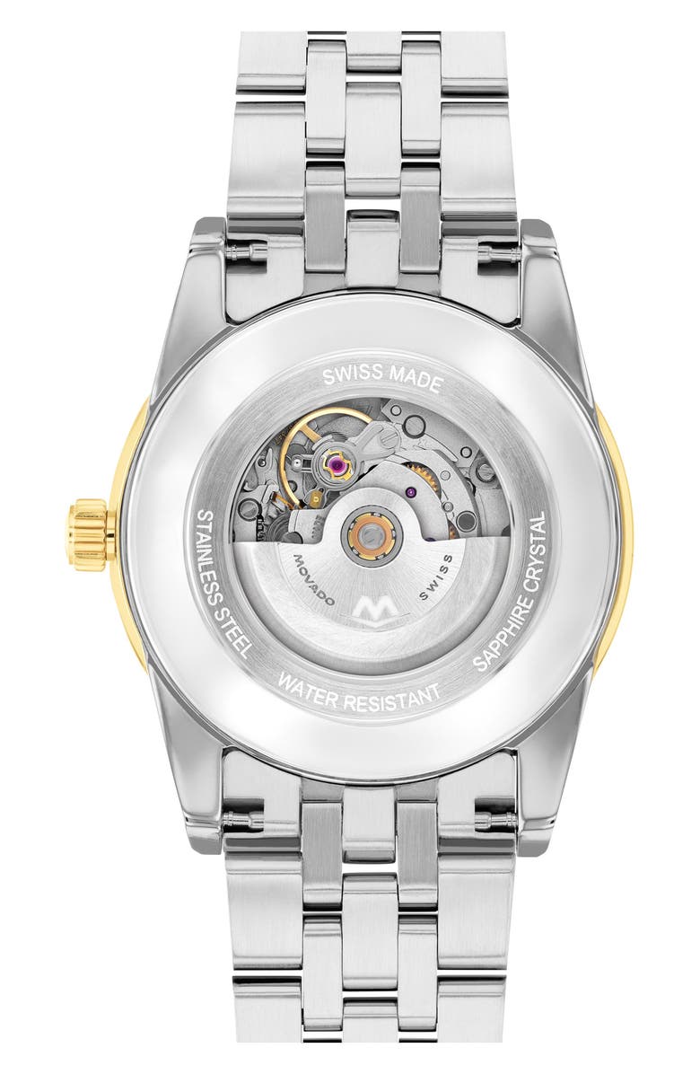 Movado Museum Classic Automatic Bracelet Watch, 33mm, Alternate, color, Black