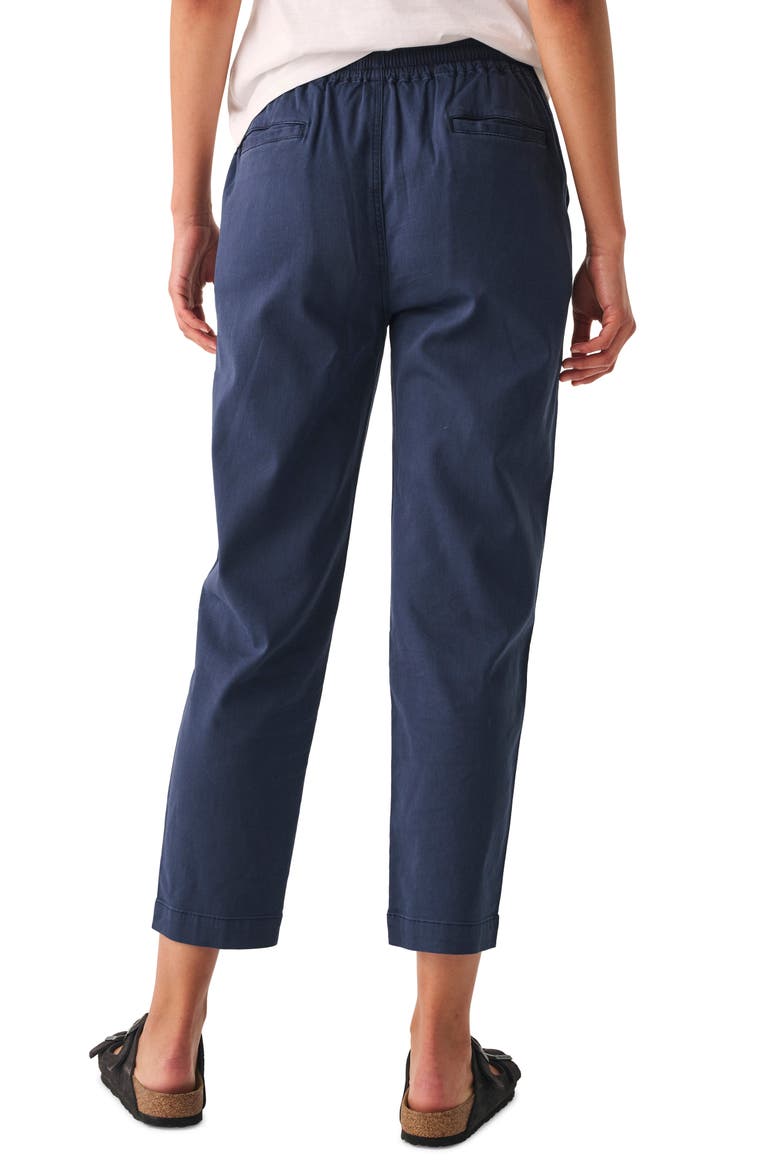Essential Organic Cotton Blend Drawstring Pants, Alternate, color, NAVY