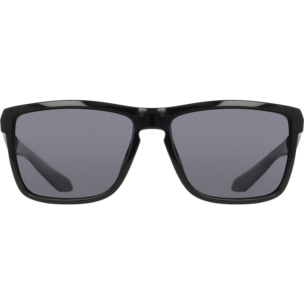 Dragon 58mm Rectangular Sunglasses In Black
